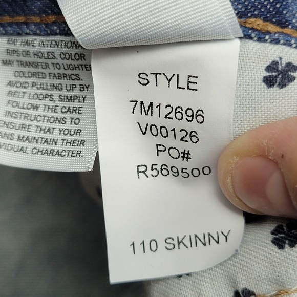 Lucky Brand Jeans Women 28x32 Streetwear 110 Skinny Leg Street Casual Preppy - Picture 14 of 14